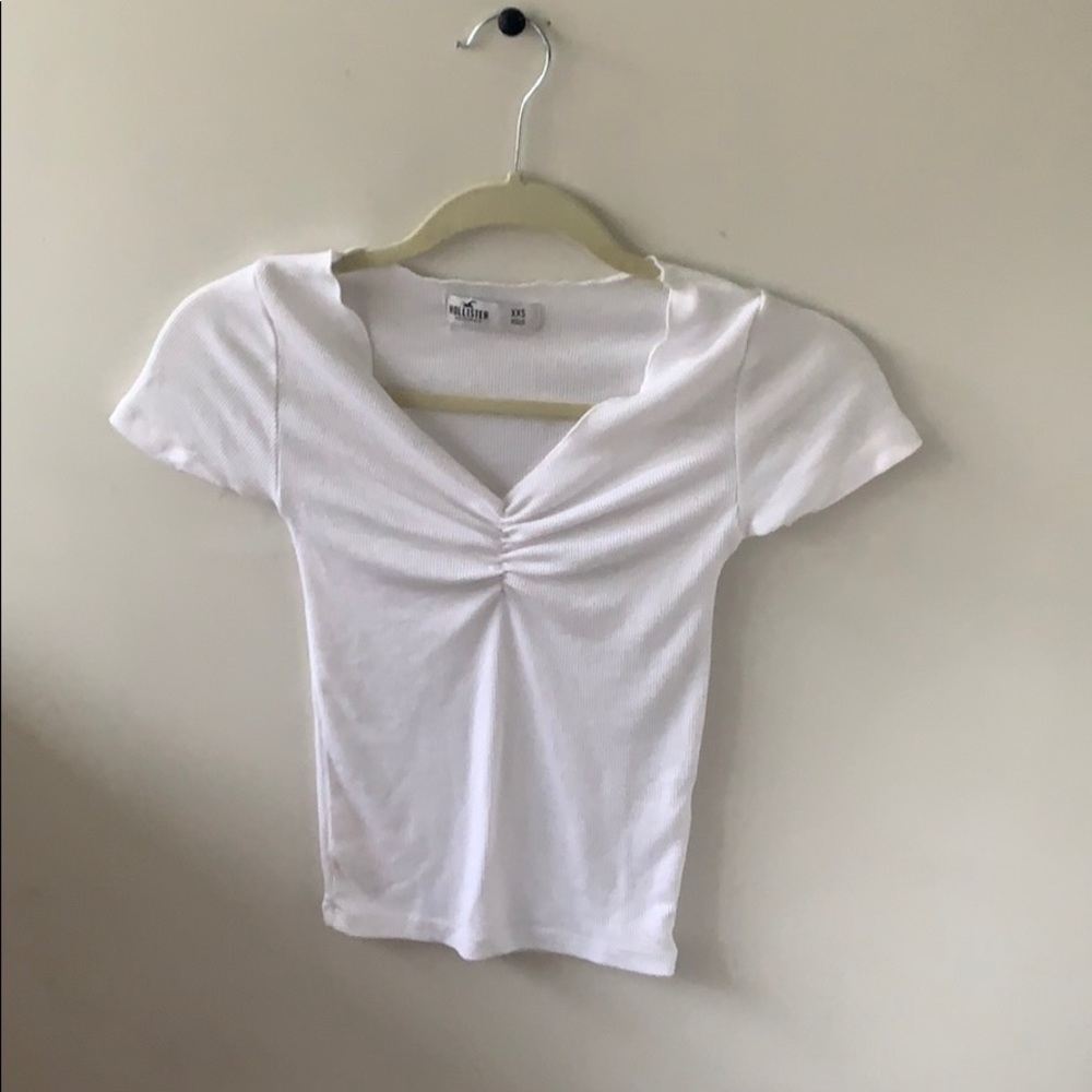 Hollister White Tee